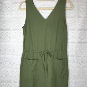 Army green jumpsuit